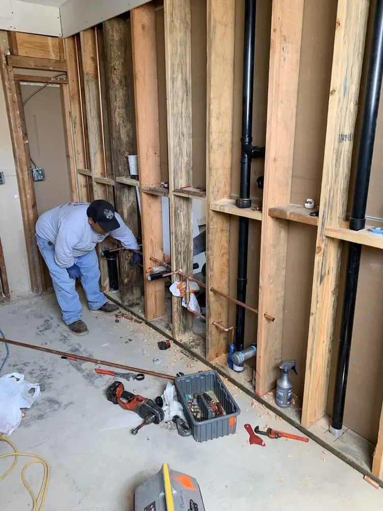 Commercial rough-in plumbing for Trenchless Sewer Repair in Miamiville